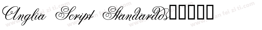 Anglia Script Standard字体转换